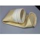 100 Micron Aramid Filter Bag PTFE Film Excellent Air Permeability Strong Strength