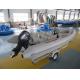 Fiberglass Hull Inflatable Rib Boat 18 Ft Sea Eagle Inflatable Boats With Bimini Top