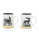 Horse Deer Ceramic Coffee Mugs Durable And Stylish For Your Office