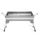 Stainless Steel 304/201 Camping BBQ Grill Portable Folding Charcoal for Hiking Picnic