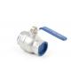 DN8 - DN50 Full Port Float Operated Ball Valve NPT With Adjustable Stem Packing