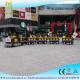 Hansel hot sale tourist amusement kiddie rides amusement park trains for sale