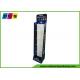 Point Of Sales Stationery Cardboard Floor Display Stand With 5mm MDF Pegs Panel HD071