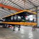 30-60t Flatbed Semi Trailer for Container Transport ABS Optional Competitive