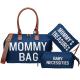 Waterproof Diaper Tote Bag For Baby Boy Cute Mom Travel Large 15x7x10