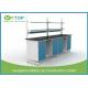 Durable Metal Physics Laboratory Furniture Work Benches For University / School