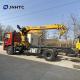 FAW 4X2 Drive Wheel Crane Boom Truck With 6 - 10 Ton