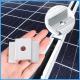 Wind Load 60M/S Solar Panel Mid Clamp Customizable High Durability