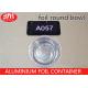A057 Aluminum Foil Container Small Round Dish Round Bowl 12cm x 12cm x 4.1cm