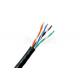 4 Pair UTP Cat5e Cable 8 Cores High Speed Single PE Outdoor Color Customized