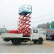 14m Lifting Height Mobile Truck Mounted Scissor Lift with 450kg Loading Capacity