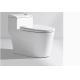 White One Piece Ceramic Toilet Commode One Piece Latrine Seat