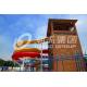 Custom Water Slides For Big Outdoor Resort Spiral Water Park , ISO-9001