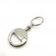 Silver Color Retractable Key Fob with Logo Customization in Silver Color