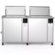 Stainless Steel SUS 304 Ultrasonic Cleaner with Filter 264L Capacity Boosts Cleaning Efficiency