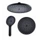 Ultra-Thin Round Zinc Alloy Shower Head with Test Model Spout Material Wall Mounted