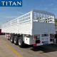 40ft tri axle trailers with dropsides fence semi trailer for sale