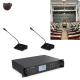 35-40m Infrared Conference System Recording Mic System For Conference Room