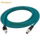 Ethernet Industrial Camera Network Cable 8 Core X Type Cameralink M12 To RJ45