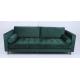 Modular Tufted Button Velvet Office Sofa Living Room 3 Seater Sectionals