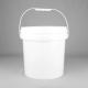 10L 25*23*27cm Portable Plastic Bucket With Lid Food grade PP
