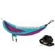 210T Quick Dry Ultralight Portable Travel Hammock For Two With Hanging Accessory Blue Purple