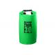 Camping Green Roll Top Dry Bag 0.5mm Thickness Removable Adjustable Straps