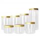 Customizable Clear Plastic Jars with Lids for Storage and Display