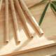 22.5cm Organic Biodegradable Disposable Bamboo Straws Beverage Bubble Boba Tea Drinking Straw