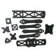 UAV FPV Drone Frame CNC Carbon Fiber Parts Cutomized OEM For Industrial Equipment
