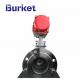 China Burket Aluminum pneumatic actuator Operated Flanged Ball Valve in stock
