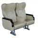 Artificial Leather Covering Luxury Bus Seats Slidable Aisle Side Seat Durable