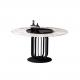 75cm Round Marble Dining Table