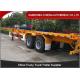 Container chassis trailer , skeleton semi trailer 2 axles 20ft and 40ft with warranty and parts