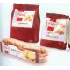 Recycled Customized Paper Bags Grip Multiple Seal For Bread Packaging