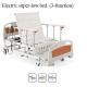 Electric  low adjustable patient medical beds hospital  with aluminum railing