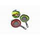 Collapsible Silicone Kitchen Gadgets Rubber Fruit Vegetable Drain Basket With Handle