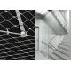Stainless Steel Architectural Woven Metal Mesh / Ferruled Mesh 2.0mm Dia
