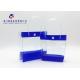 Embossed Blue Soft PVC Bags Super Clear Premium PVC Materials Fashion Style