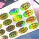 Anti Counterfeiting Tamper Evident Hologram Stickers Customized Printing