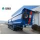 High Strength Steel CIMC Semi Truck And Trailer 6 Axles 120 Tons In Blue