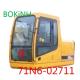 71N6-02711 HYUNDAI Front Glass Excavator Cab Tempered Glass Down Position B Windshield