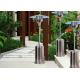220 cmH Stainless steel silver gas Flexible Radiant Rattan Gas Patio Heater