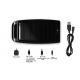 Portable Black 1100mAh Li - Ion Capacity Cell Phone Rechargeable USB Charger