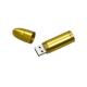 Cute Metal USB Memory Stick Keyring 32G 64G 128G Golden Color Free Logo