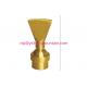 Adjustable Fan Shape Water Fountain Nozzles Brass DN15 - DN40 Adjust Fan Nozzles