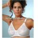 Hand Wash Comfortable Custom White Padded Plus Size Convertible Bra With G H I J / K Cup