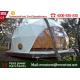 5m 6m 8m dia Wooden Floor Luxury Camping Tent Waterproof For Outdoor Hotel Easy Installation