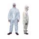 Protective Suit FDA CE CAT Anti-Virus Protective Disposable Isolation Gowns and Coverall with Glue with Hat Foot In Stoc