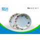 6 Inch Diameter Disposable Paper Plates Printed By Flexo Water Based Ink